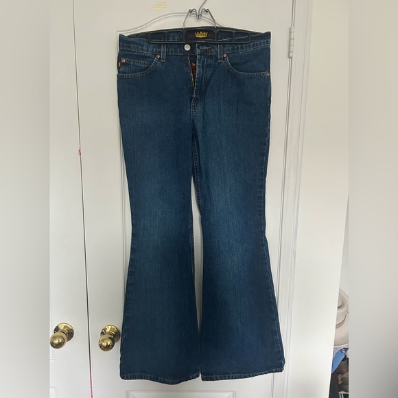 Todd Oldham Y2K Flared Mid-Rise Jeans - Picture 1 of 3